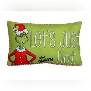 Grinch pillow 12x20